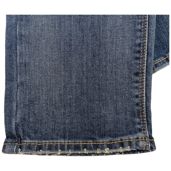 Men's-Levi's Denizen 208 Regular Taper Fit Jeans SIZE 29X32- BLUE-Slight Stretch - Picture 10 of 14